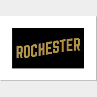 Rochester City Typography Posters and Art